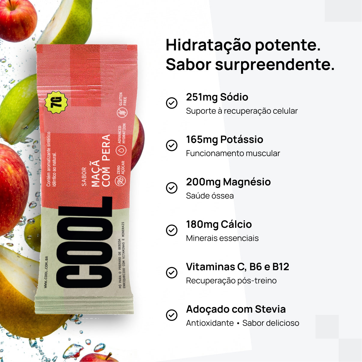 Cool ® - Suplemento de Eletrólitos Zero Açúcares — Compra Avulsa
