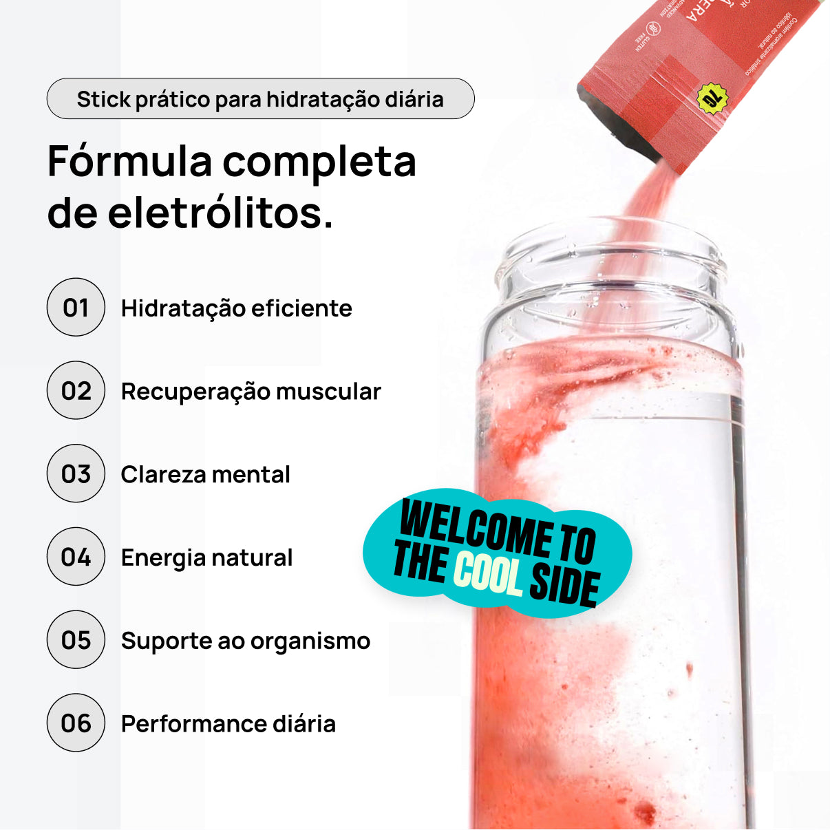 Cool ® - Suplemento de Eletrólitos Zero Açúcares — Compra Avulsa