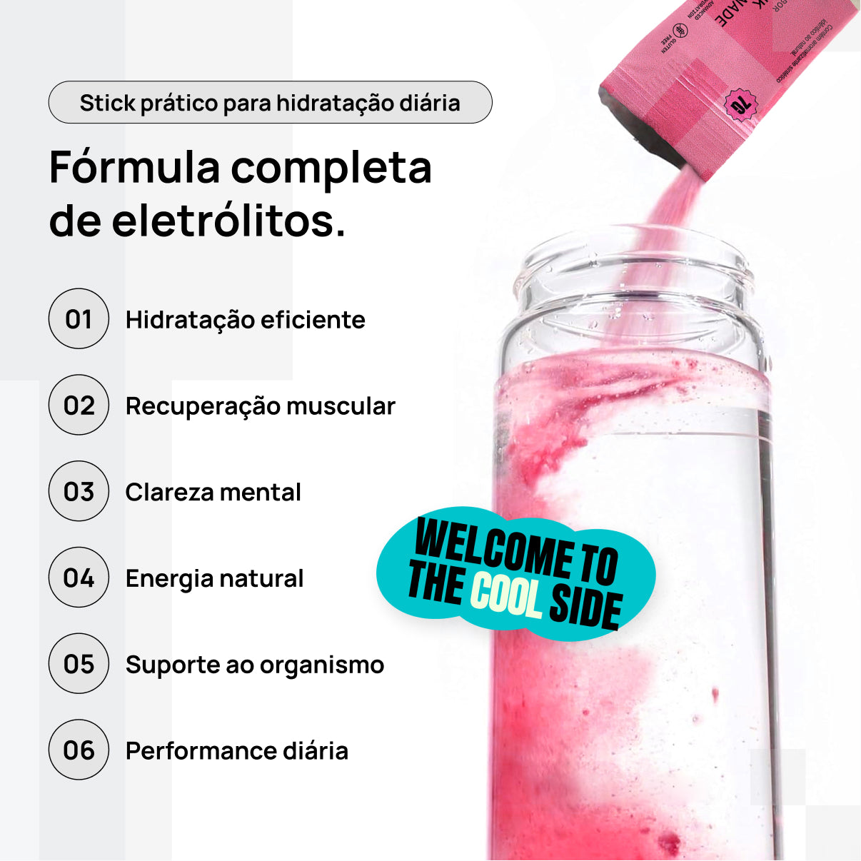Cool ® - Suplemento de Eletrólitos Zero Açúcares — Compra Avulsa