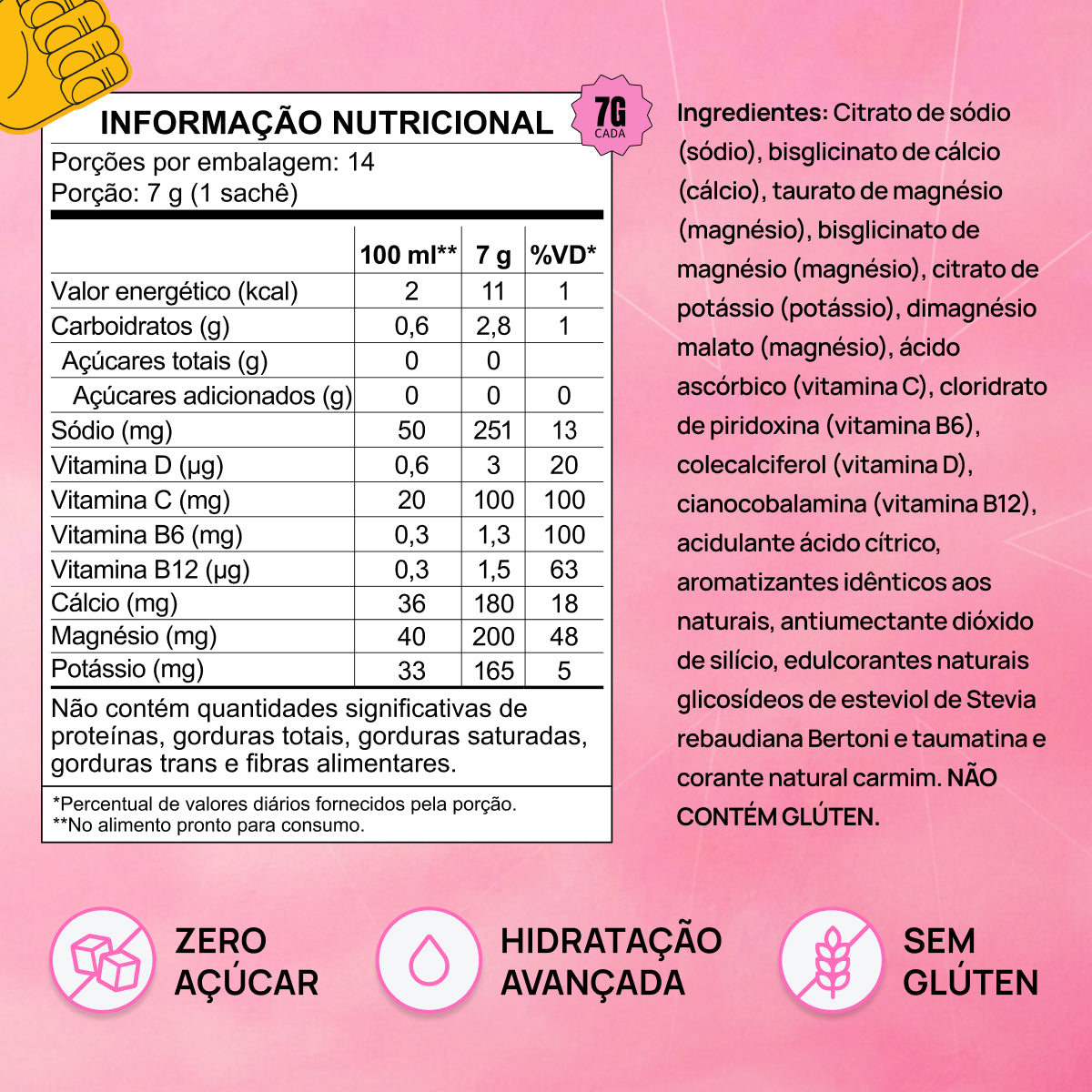 Cool ® - Suplemento de Eletrólitos Zero Açúcares — Compra Avulsa