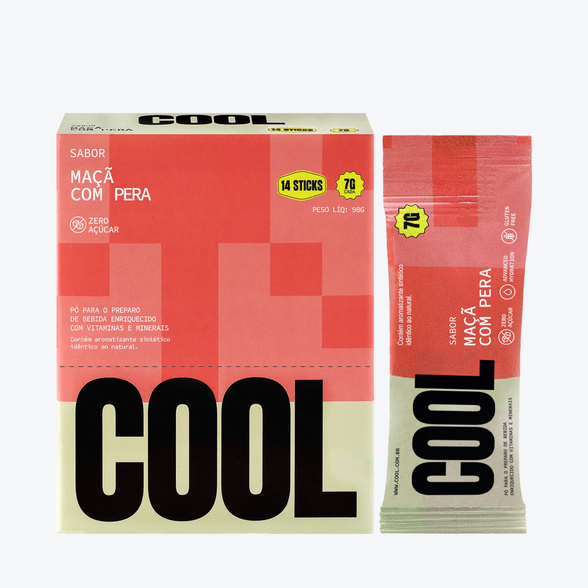 Eletrólito Cool Maçã com Pera