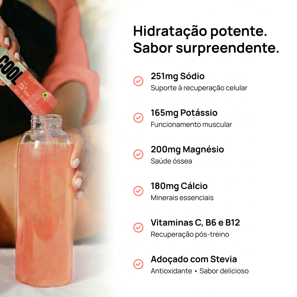 Eletrólito Cool Maçã com Pera