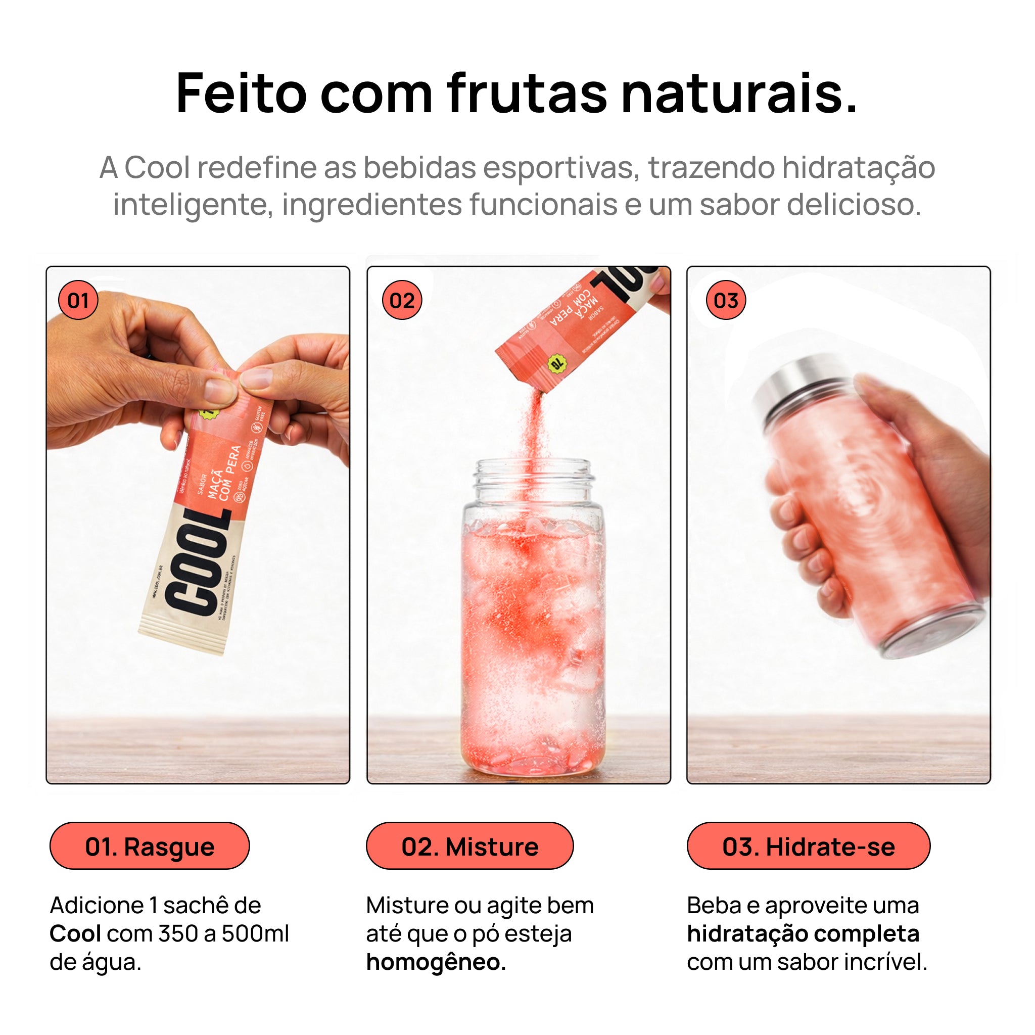 Eletrólito Cool Maçã com Pera