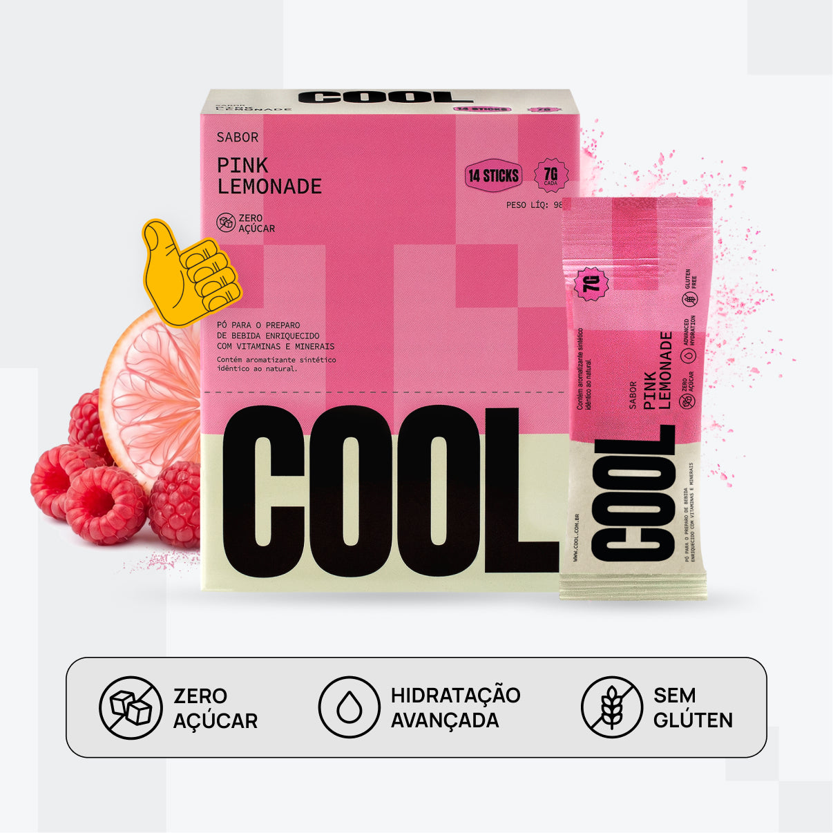 Cool ® - Suplemento de Eletrólitos Zero Açúcares — Compra Avulsa