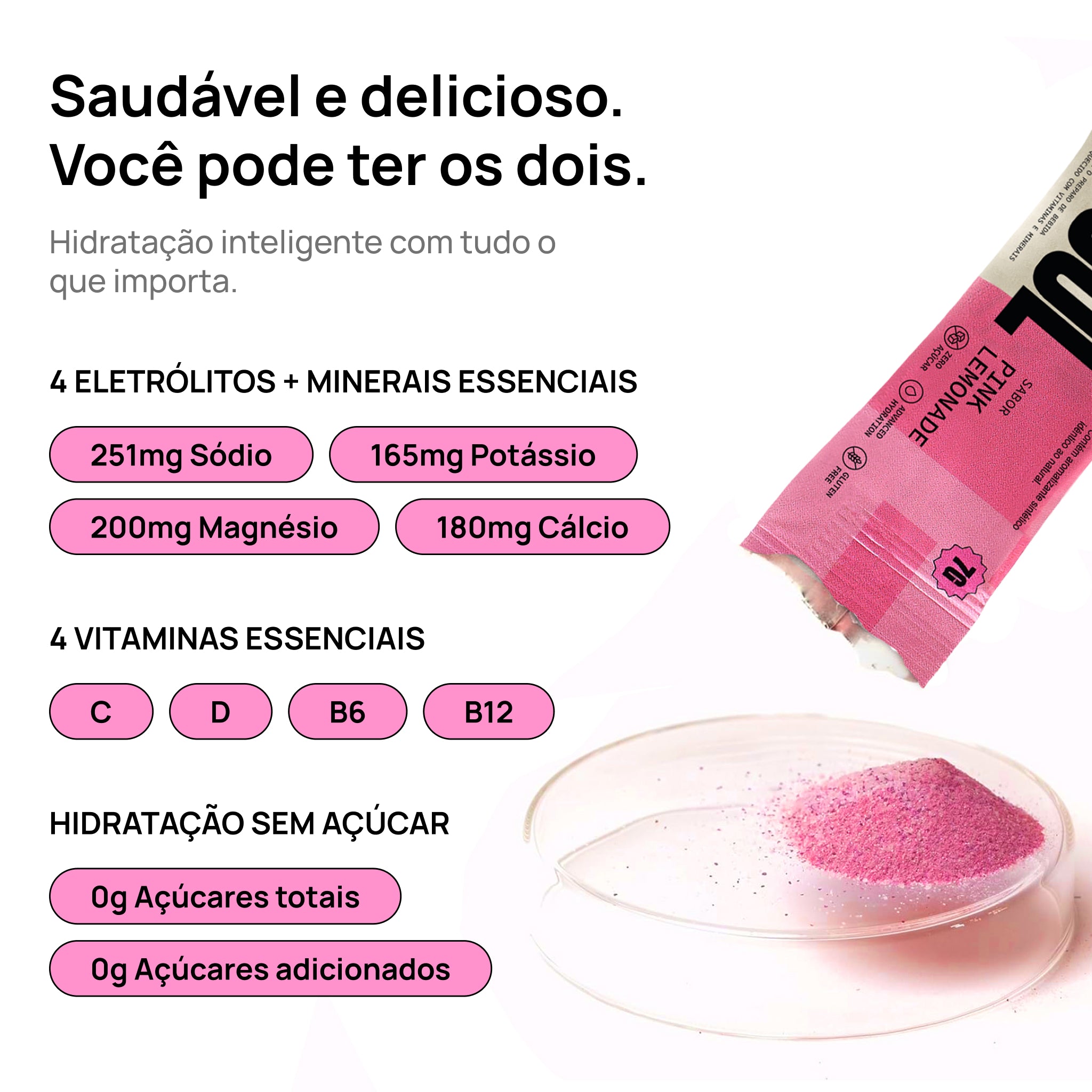 Eletrólito Cool Pink Lemonade