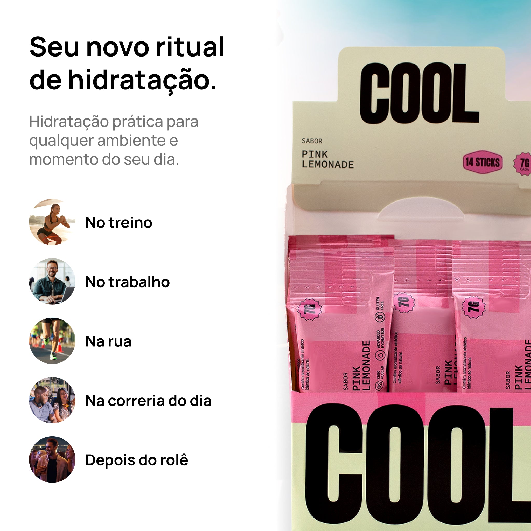 Eletrólito Cool Pink Lemonade